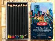 Цветные карандаши Derwent Procolour в обзоре от Веры Русской видео+текст