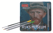 Сова акварельными карандашами Bruynzeel Rijks Museum от Веры Русской