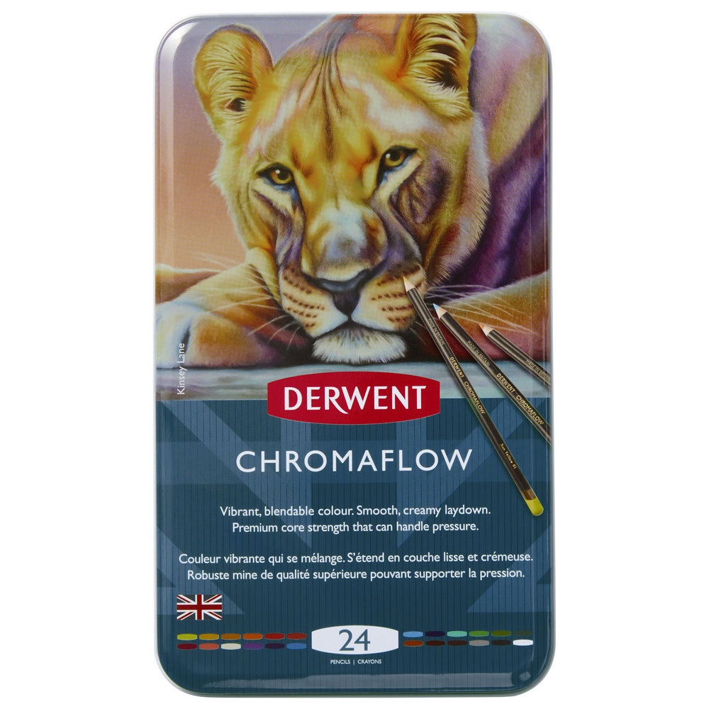 Обзор цветных карандашей Derwent Chromaflow