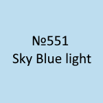 Amsterdam Standard №551 Sky Blue light