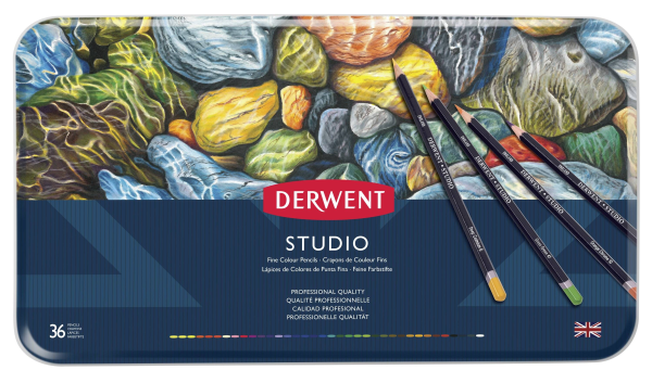 Derwent Studio Pencils 36 tin